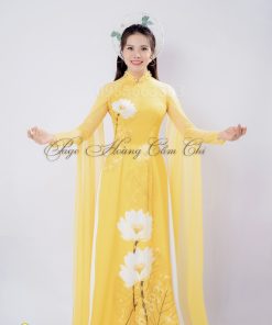 Áo dài thiết kế mã T88 Hoàng Cẩm Chi