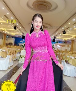 Áo dài thiết kế mã T169 Hoàng Cẩm Chi