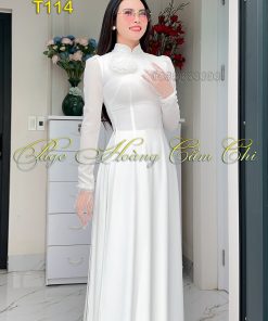 Áo dài thiết kế mã T114 Hoàng Cẩm Chi