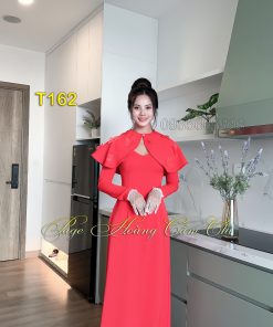 Áo dài thiết kế mã T162 Hoàng Cẩm Chi