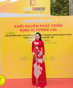 Áo dài thiết kế mã T192 Hoàng Cẩm Chi