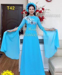 Áo dài thiết kế mã T42 Hoàng Cẩm Chi