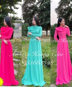 Áo dài thiết kế mã T51 Hoàng Cẩm Chi