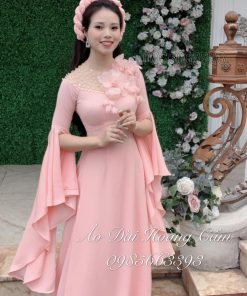 Áo dài thiết kế mã T52 Hoàng Cẩm Chi