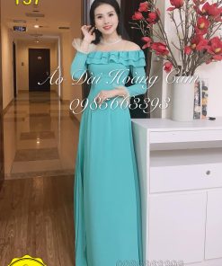 Áo dài thiết kế mã T57 Hoàng Cẩm Chi