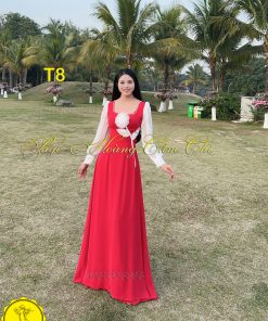 Áo dài thiết kế mã T8 Hoàng Cẩm Chi