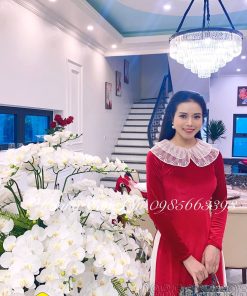 Áo dài thiết kế mã T95 Hoàng Cẩm Chi