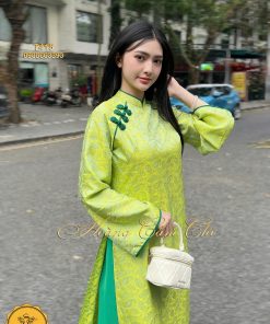Áo dài cách tân mã T415 Hoàng Cẩm Chi